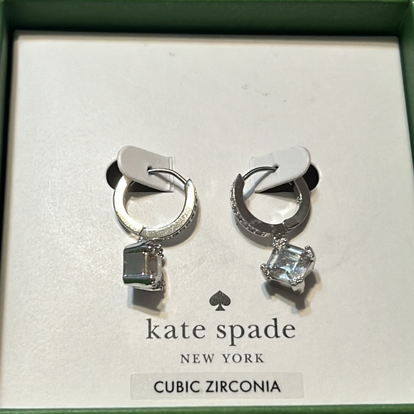 Kate Spade CZ Drop Earrings - Picture 3 of 4